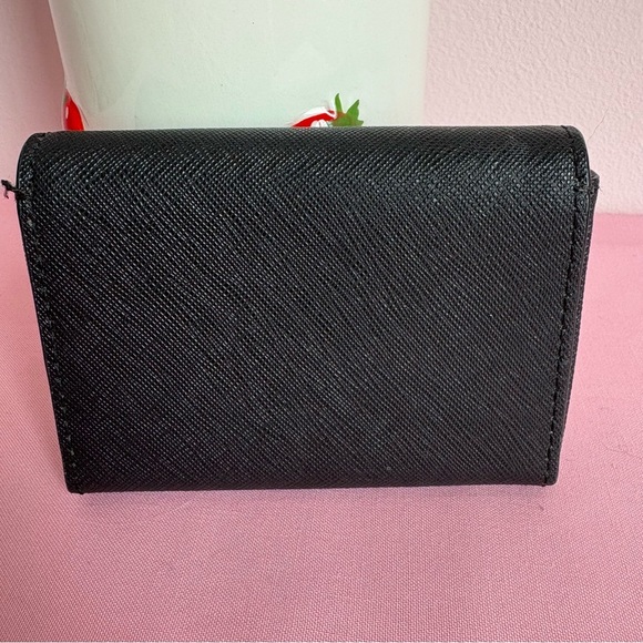 Kate Spade Black Card Holder with Gold Accent - Picture 2 of 6